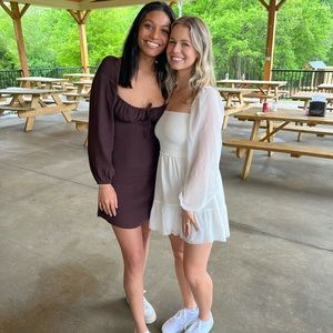 Aritizia Sunday’s Best Delilah Dress in Brown